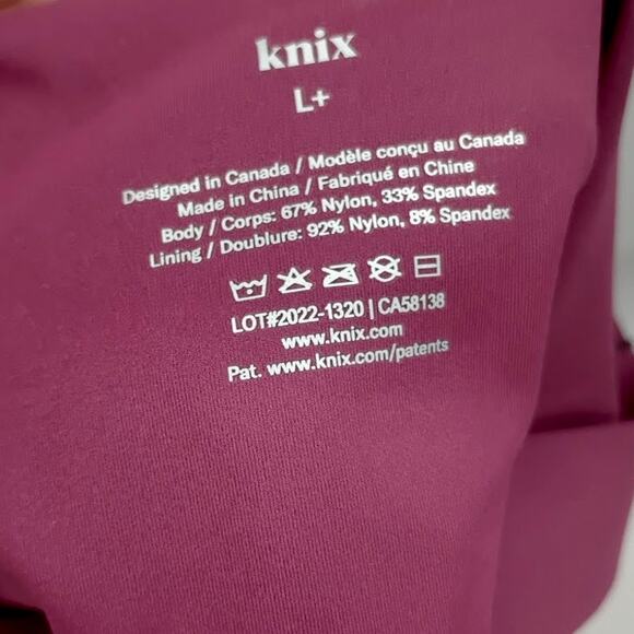 NWT Knix Pullover Bra L+ - Picture 4 of 4
